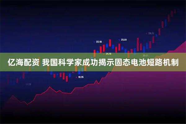 亿海配资 我国科学家成功揭示固态电池短路机制